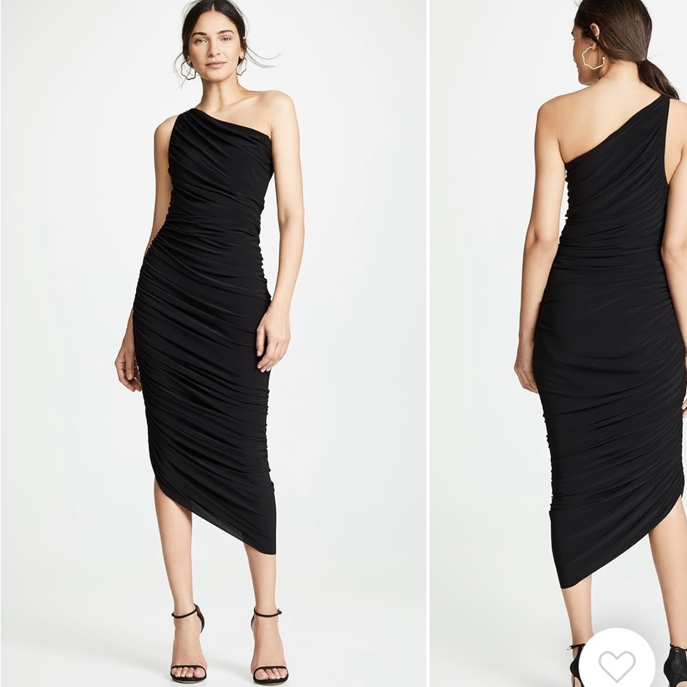 NORMA KAMALI Diana Gown Black Small